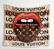 LV Lips Blanket Monogram Lips Throw IMG_3617